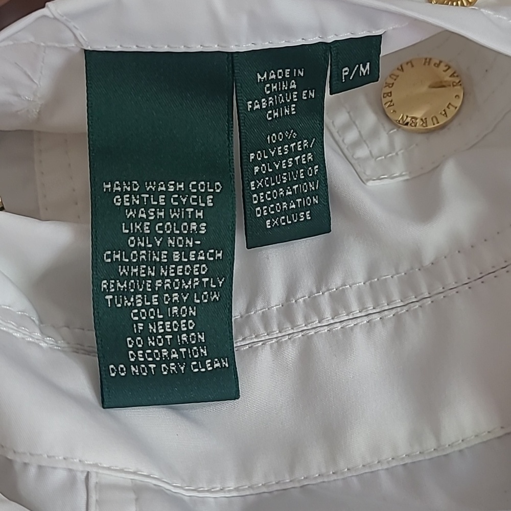 Lauren Ralph Lauren Reversible Vest with Gold Embroidered Crest - Picture 6 of 10
